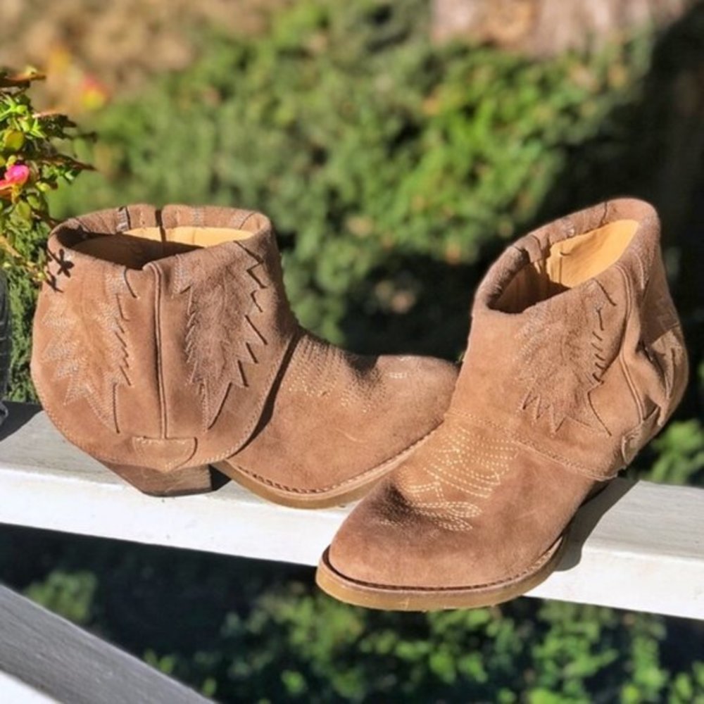 Women's Modern Vice Spirit Brown Suede Ankle Boots